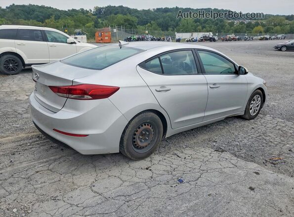 5NPD74LF7HH183609 2017 HYUNDAI ELANTRA Silver Front right