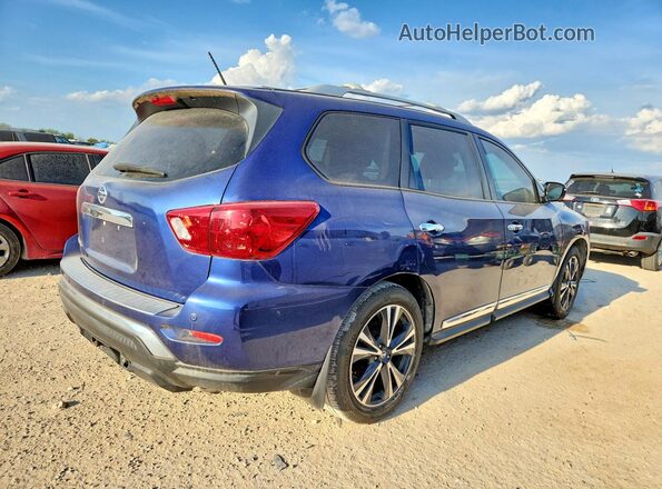 5N1DR2MN8HC692992 2017 NISSAN PATHFINDER Blue Przód prawy