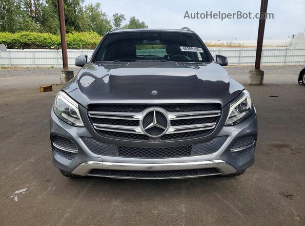 4JGDA5JB5HA861350 2017 MERCEDES-BENZ GLE Gray Widok z tyłu
