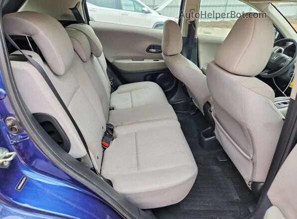 3CZRU5H39HG701774 2017 HONDA HR-V Blue Вид задньої частини салону