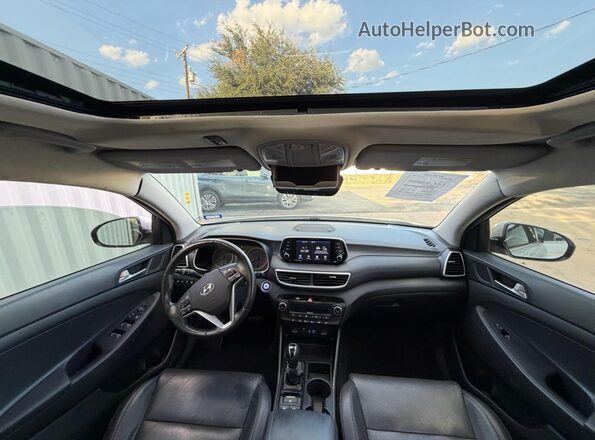 KM8J33AL4KU855359 2019 HYUNDAI TUCSON Серебряный Вид задних сидений