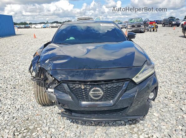1N4AA6EV6MC502451 2021 NISSAN MAXIMA Black Widok z tyłu