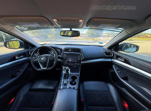 1N4AA6AP8HC365784 2017 NISSAN MAXIMA Белый Вид задних сидений