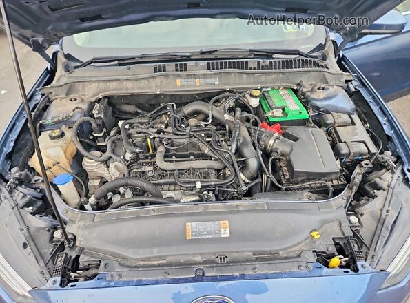 3FA6P0HD1KR203484 2019 FORD FUSION Blue Շարժիչի բաժամունքի տեսք