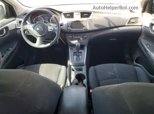 3N1AB7AP2JY225453 2018 NISSAN SENTRA Silver Instrument cluster view