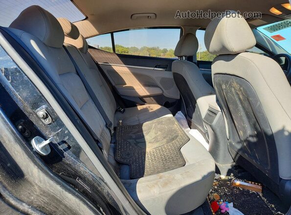 5NPD84LF0HH038716 2017 HYUNDAI ELANTRA Black Rear interior view