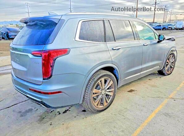 1GYKPCRS7NZ111247 2022 CADILLAC XT6 Серебряный Передняя правая четверть