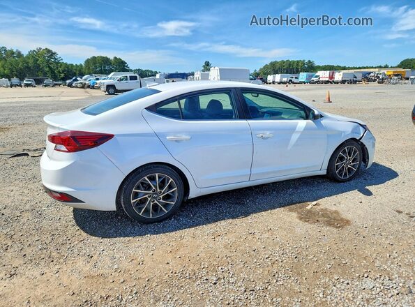 5NPD84LF5KH446328 2019 HYUNDAI ELANTRA White Առջևի աջ