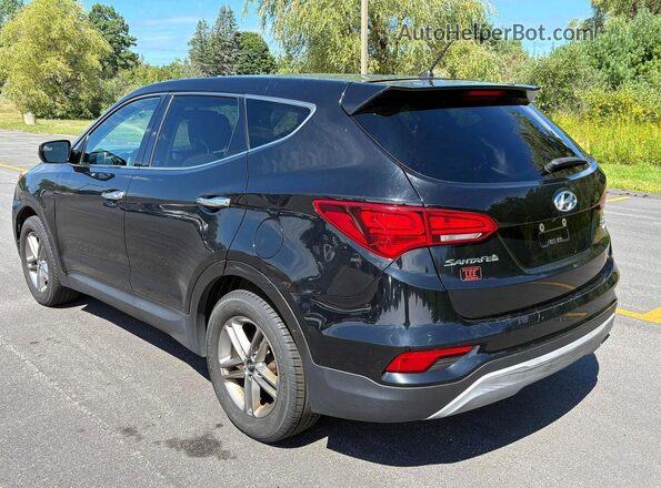 5XYZTDLB9JG562316 2018 HYUNDAI SANTA Black Rear right