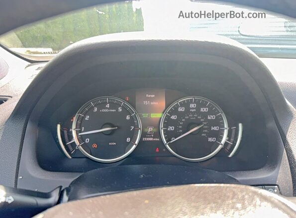 19UUB3F54HA003166 2017 ACURA TLX Blue Вид щитка приладів