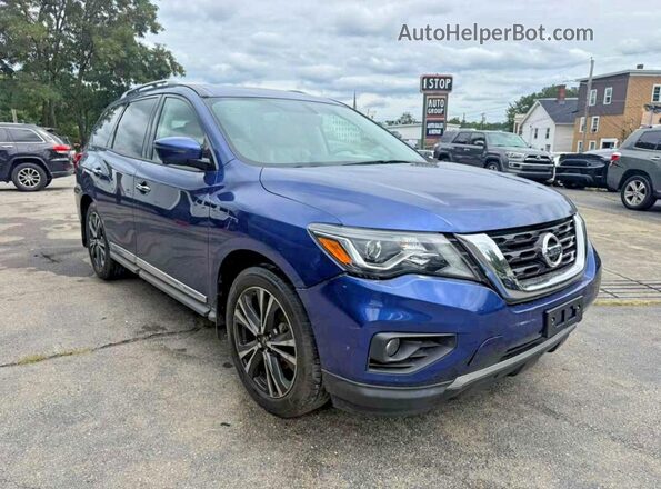 5N1DR2MN0JC620741 2018 NISSAN PATHFINDER Blue Դիմացի տեսք