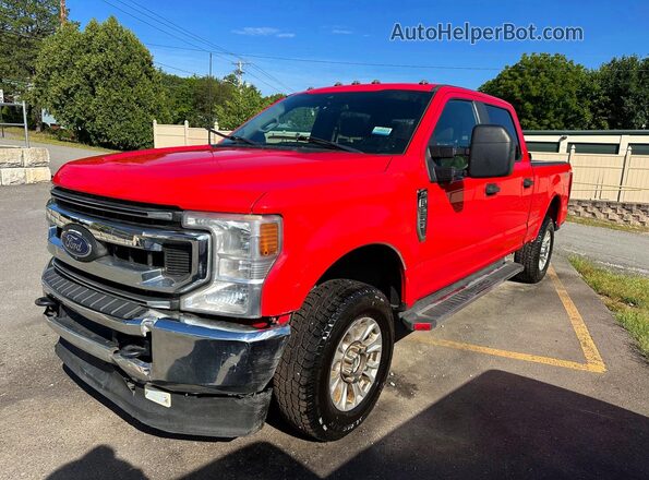 1FT7W2B69MEC96669 2021 FORD F250 Red Tył lewy
