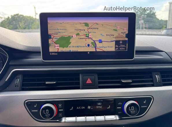 WAUANAF47HN007531 2017 AUDI A4 Black Вид підкапотного простору