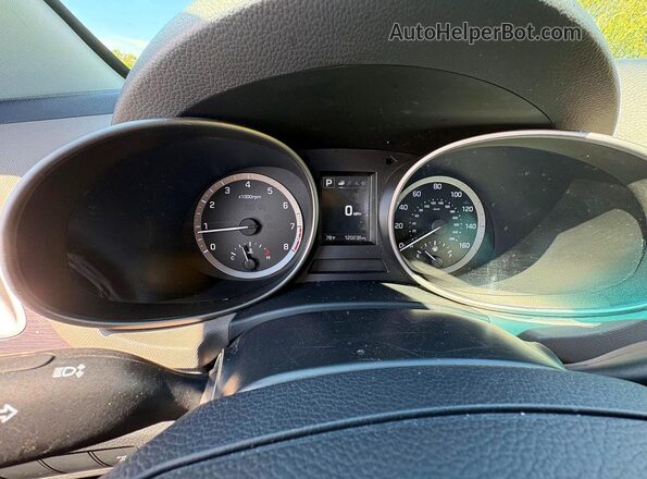 5XYZTDLB9JG562316 2018 HYUNDAI SANTA Black Dashboard view