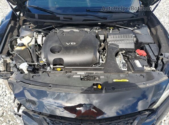 1N4AA6EV6MC502451 2021 NISSAN MAXIMA Black Widok komory silnika