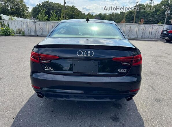 WAUANAF47HN007531 2017 AUDI A4 Black Вид салону спереду