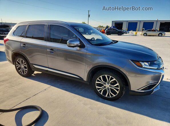 JA4JZ4AX1JZ010296 2018 MITSUBISHI OUTLANDER Gray Front view