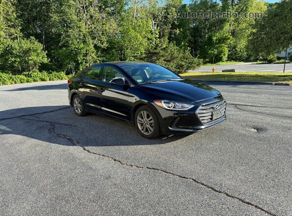 5NPD84LF7JH286306 2018 HYUNDAI ELANTRA Black Задня ліва чверть