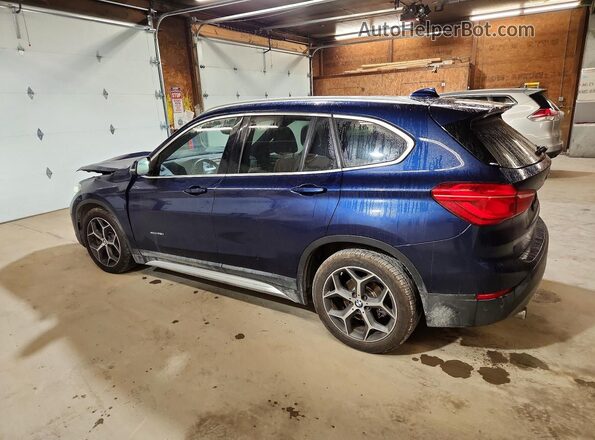 WBXHT3C32GP883105 2016 BMW X1 Blue Задня права чверть