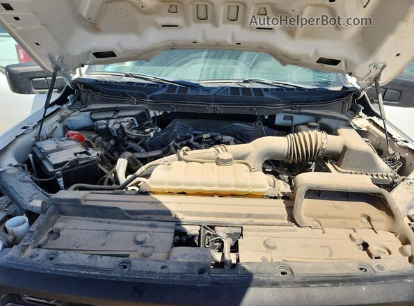 1FTEX1EP2NKE86433 2022 FORD F150 Белый Вид подкапотного пространства