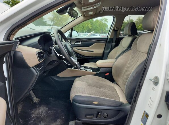5NMS33AD0LH249583 2020 HYUNDAI SANTA Белый Вид панели приборов