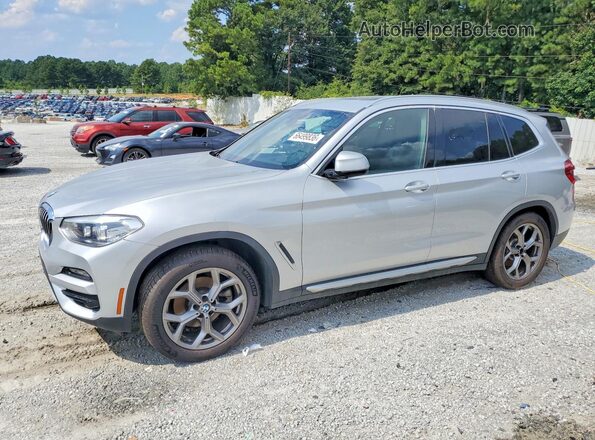 5UXTY3C08L9C92422 2020 BMW X3 Silver Tył lewy