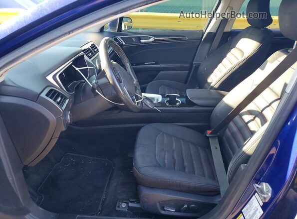 3FA6P0T96GR290633 2016 FORD FUSION Синий Вид панели приборов