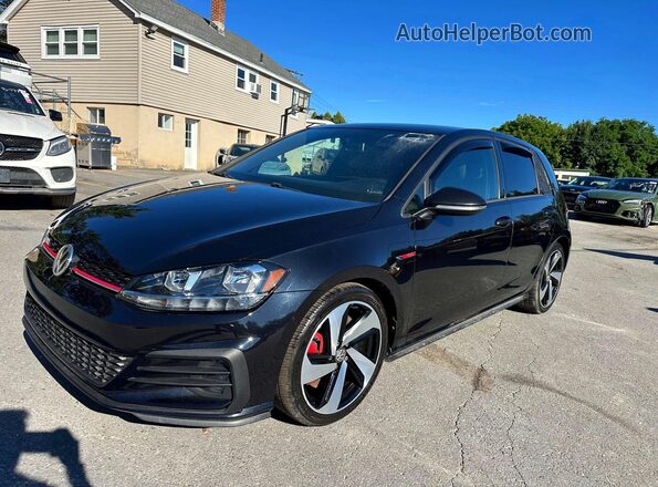 3VW5T7AU7MM000861 2021 VOLKSWAGEN GTI Black Задня ліва чверть