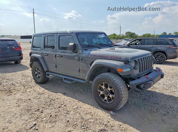 1C4HJXFN3LW178871 2020 JEEP WRANGLER Gray Front view