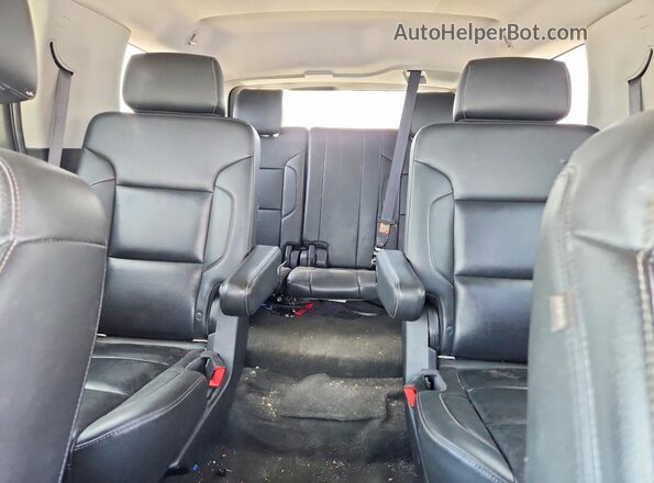 1GNSCBKC1JR135110 2018 CHEVROLET TAHOE Gray Vista interior trasera