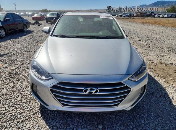5NPD84LF6JH385862 2018 HYUNDAI ELANTRA Silver Rear view