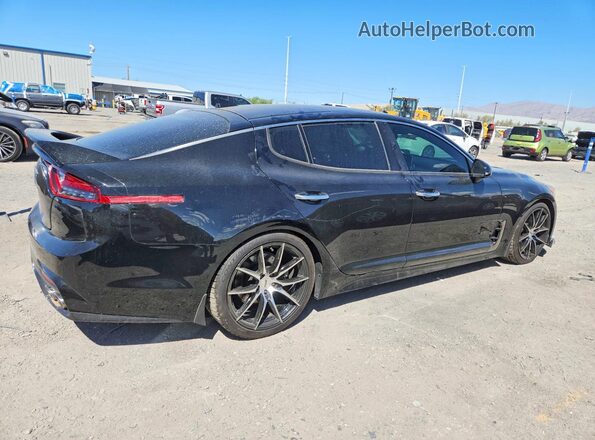 KNAE25LA2J6013040 2018 KIA STINGER Black Delantero derecho