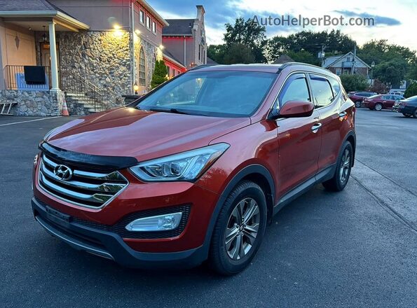 5XYZUDLB5GG377024 2016 HYUNDAI SANTA FE Red Задня ліва чверть