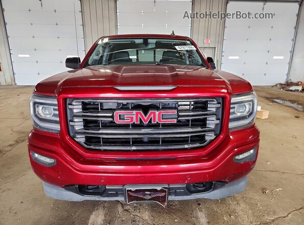 3GTU2NEC2JG284501 2018 GMC SIERRA Красный Вид сзади
