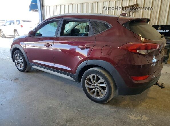 KM8J33A47JU655146 2018 HYUNDAI TUCSON Maroon Trasero derecho