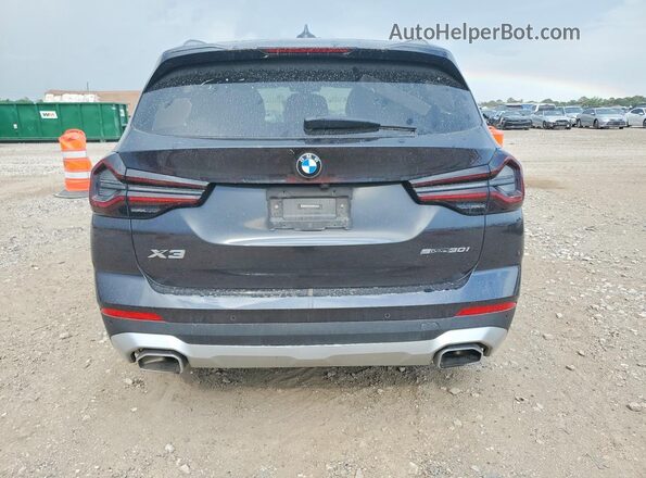 5UX43DP03P9P37798 2023 BMW X3 Charcoal Widok wnętrza z przodu