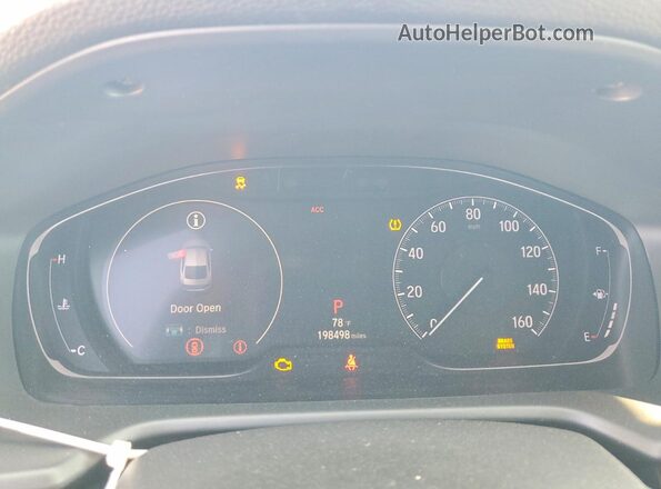 1HGCV1F98JA163387 2018 HONDA ACCORD Белый Вид задних сидений
