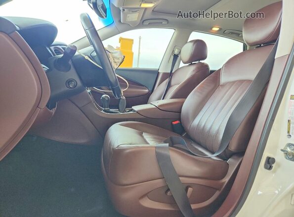 JN1BJ0RP3HM380609 2017 INFINITI QX50 White წინა პანელის ხედი