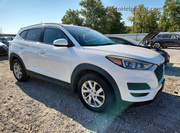 KM8J3CA47KU863982 2019 HYUNDAI TUCSON White Front view