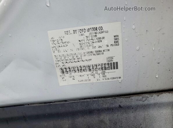 1FM5K8AR4KGB22927 2019 FORD EXPLORER White 360 interior view