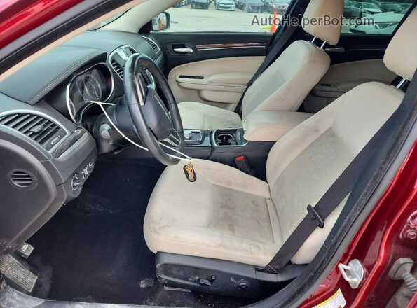 2C3CCAAG2LH147575 2020 CHRYSLER 300 Maroon Vista interior delantera