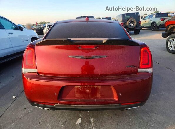 2C3CCABG2PH616684 2023 CHRYSLER 300 Burgundy Widok z tyłu