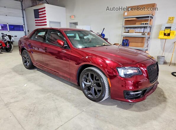 2C3CCABG7MH660708 2021 CHRYSLER 300 Burgundy Передня права чверть