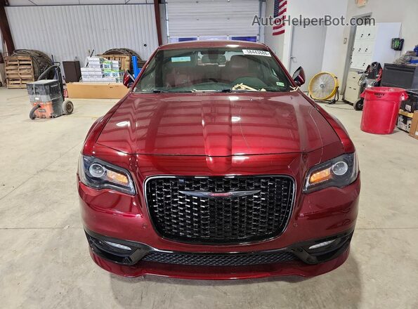 2C3CCABG7MH660708 2021 CHRYSLER 300 Burgundy Вид спереду