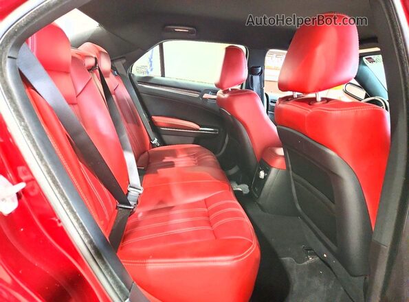 2C3CCABG7MH660708 2021 CHRYSLER 300 Burgundy Вид задніх сидінь