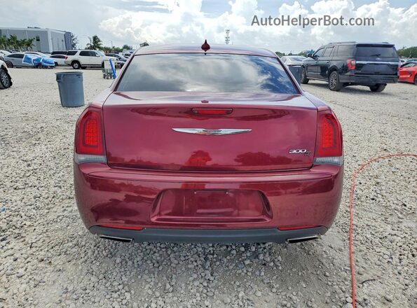 2C3CCABG9KH655989 2019 CHRYSLER 300 Burgundy უკანა ხედი