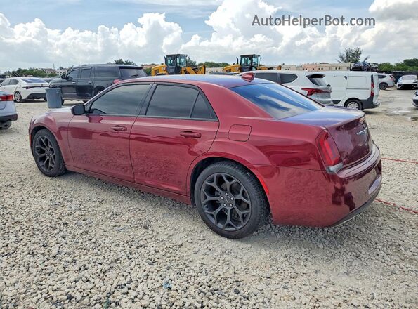 2C3CCABG9KH655989 2019 CHRYSLER 300 Burgundy უკანა მარცხენა