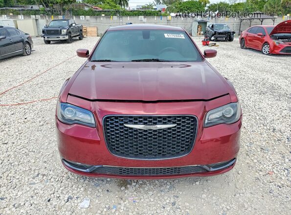 2C3CCABG9KH655989 2019 CHRYSLER 300 Burgundy წინა ხედი