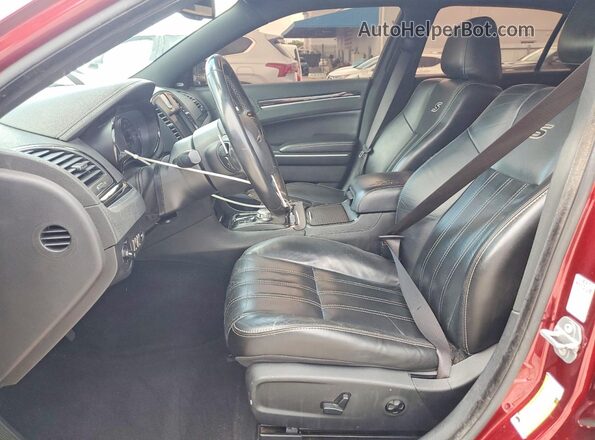 2C3CCABG9KH655989 2019 CHRYSLER 300 Burgundy წინა სალონის ხედი