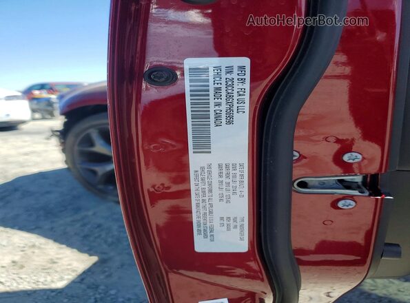 2C3CCABGXPH569596 2023 CHRYSLER 300 Burgundy Widok komory silnika